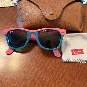 Ray-Ban Vibrant Pink and Blue WAYFARER II Sunglasses